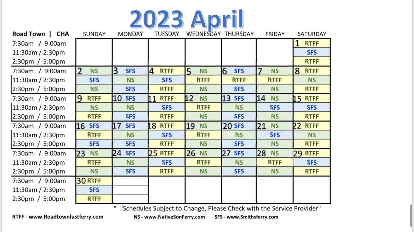 Attached picture April 2023 Ferry Schedule as of 8-7-2022.jpg